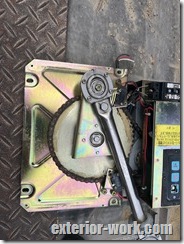 10年以上経てばチェーンもサビサビ 油刺せばもう少し何とかなったのか。。 IMG_6996